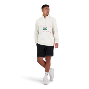 Canterbury M HERITAGE QUARTER ZIP LIGHT BIRCH MARLE