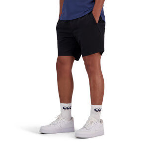 Canterbury M NATSU 7" WOVEN SHORT JET BLACK