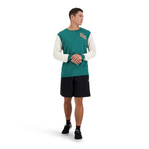 Canterbury M RULE-BOOK LONG SLEEVE HENLEY CEFL GREEN