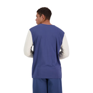 Canterbury M RULE-BOOK LONG SLEEVE HENLEY DARK DENIM