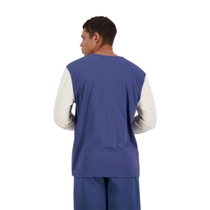 MENS CAPTAIN RULE-BOOK LONG SLEEVE HENLEY