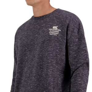 Canterbury M SCENE-SET CREW CHARCOAL GREY MARLE