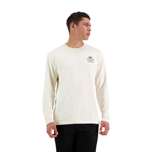 MENS SCENE-SET LONG SLEEVE T-SHIRT BIRCH 2XL