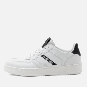 Valentino Shoes Apollo Leather and Suede-Blend Basket Trainers
