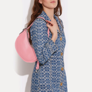 Coach Women's Soft Pebble Leather Luna Shoulder Bag - Flower Pink