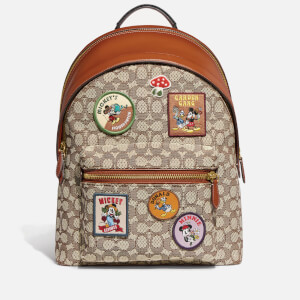 Coach x Disney Forever Charter Designer Patched Jacquard Backpack