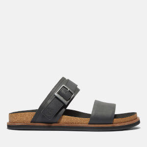 Amalfi Vibes Double Strap Leather Sandals