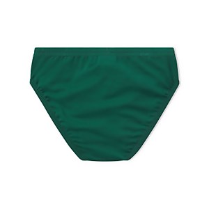 Men's Solid Youth Brief Green