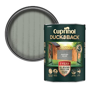 Cuprinol Ducksback Shed & Fence Paint Dusted Aloe - 5L