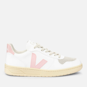 Veja Women s V 10 Faux Leather and Suede Trainers Allsole