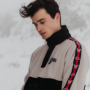 Unisex Tomorrowland X ellesse Fleece Sweatshirt Black