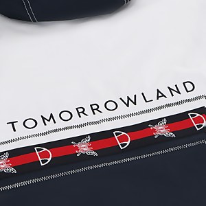 Unisex Tomorrowland X ellesse Skijacke Schwarz/Weiß