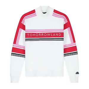 Women's Tomorrowland X ellesse Knitted Sweatshirt White - XL