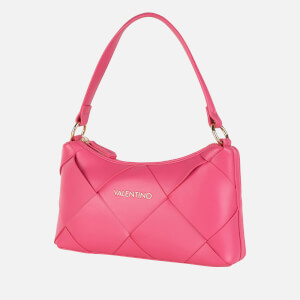 Valentino Ibiza Diamond Quilted Faux Leather Shopping Bag