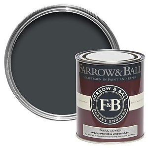 Farrow & Ball Primer Wood Primer & Undercoat Dark Tones - 750ml