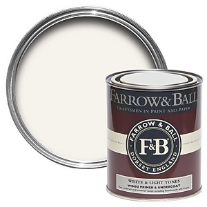 Farrow & Ball Primer Wood Primer & Undercoat White & Light Tones - 750ml