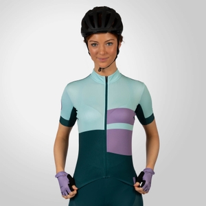 Women's FS260 Print S/S Jersey - Violet