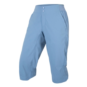 Women's Hummvee Lite 3/4 Shorts (With Liner) - Blue Steel