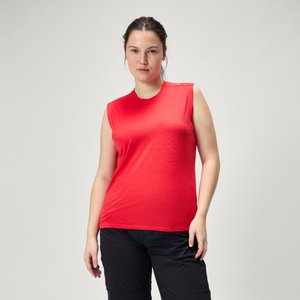 Women's SingleTrack Tank Top - Pomegranate - XXL