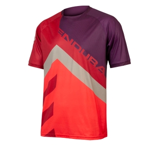 SingleTrack Print Tee LTD - Red - XXL