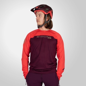 MT500 Burner Trikot (langarm) für Herren - Aubergine