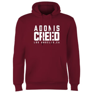 Creed Adonis Creed LA Logo Hoodie Burgundy Clothing Zavvi Ireland