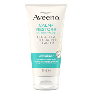 Aveeno Face Calm and Restore Gentle PHA Exfoliating Cleanser 150ml