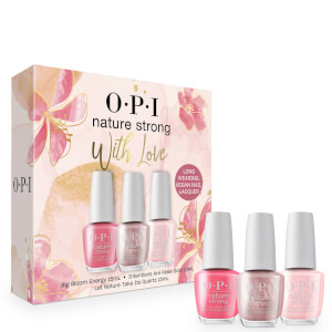 OPI Nature Strong Trio Gift Set - Big Bloom Energy, Let Nature Take It's Quartz, Intentions Are Rose Gold (Worth $71.85)
