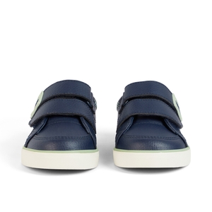 Infant Boys Tovni Twin ZigZag Trainers Leather Navy