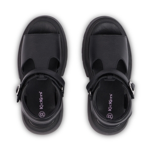 Junior Girls Kenzi Sandals Leather Black