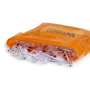Corrapol® Clear 60mm Fixings (Pack of 50)