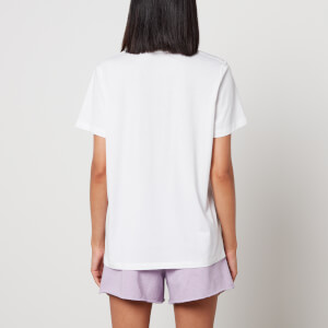 Ganni Logo-Print Cotton-Jersey T-Shirt - XS | Coggles