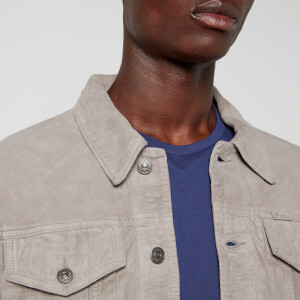 Polo suede trucker jacket top