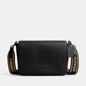 Coach leather messenger sale bag