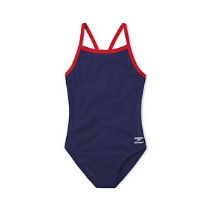 Girl's Endurance+ Flyback One Piece Navy - D26 YTH