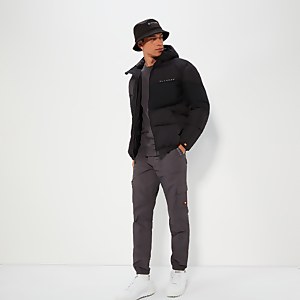 Gefütterte Jacke Sabatini für Herren, Schwarz