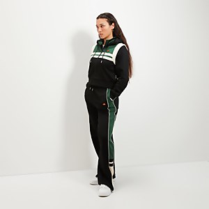 Women's Perna Crop Track Top Black