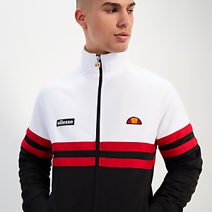 Men's Rimini Track Top White/Black
