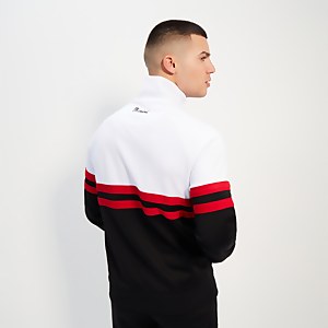 Men's Rimini Track Top White/Black