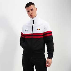 Men's Rimini Track Top White/Black