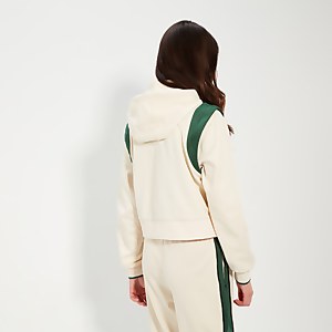 Women's Perna Crop Track Top Off White