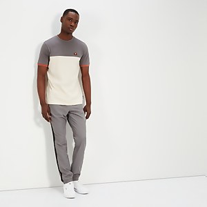Men's Alenta Tee Grey/Off White - XL
