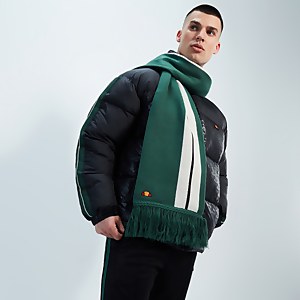 Men's Benni Scarf Dark Green - One Size