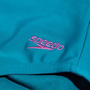 Maillot de bain Femme asymétrique bleu sarcelle/violet