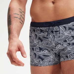 Boxer de bain homme Valmilton Bleu Marine/Blanc