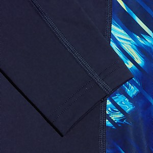 Haut Rash Homme ECO Endurance+ Splice bleu marine/bleu