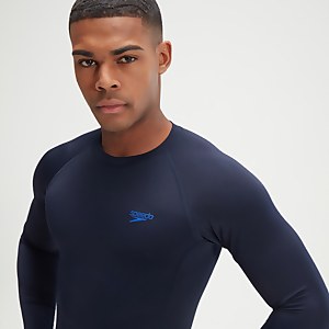 Haut Rash Homme ECO Endurance+ Splice bleu marine/bleu