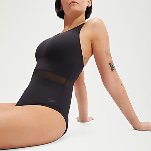 Maillot de bain Femme effet galbant LuniaGlow noir