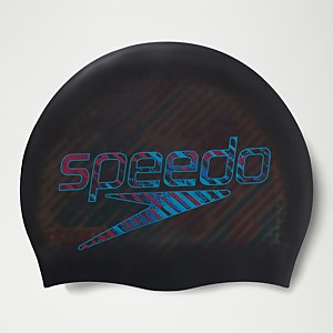 Bonnet Adulte Moulded en silicone réversible bleu/noir