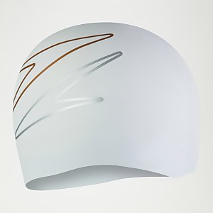 Bonnet Adulte Silicone imprimé blanc